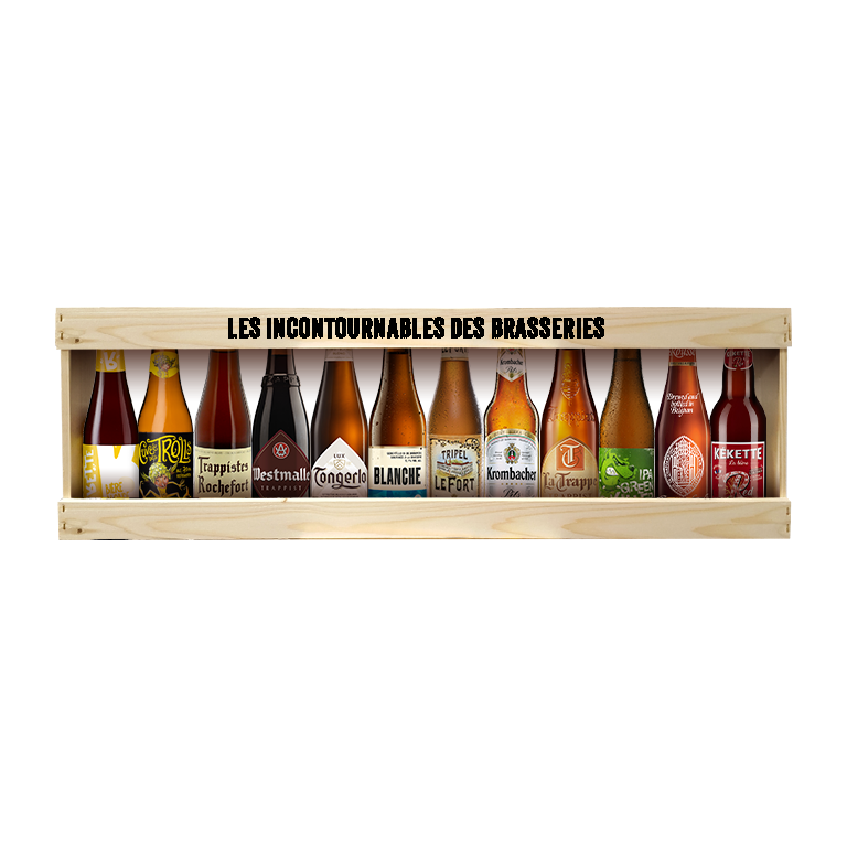 COFFRET BOIS 12*33CL LE MEILLEUR DES BRASSERIES_MIXTE_3.96